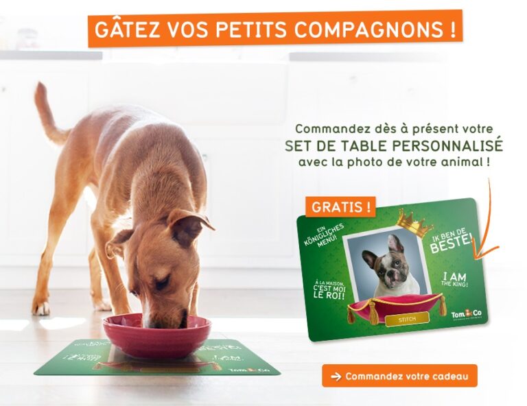 Set de table gratuit et personnalisé avec la photo de